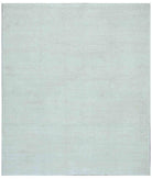 Hand Knotted Tabriz Wool Rug - 8'1'' x 9'3'' 8' 1" X 9' 3" ( 246 X 282 ) / Grey / Ivory