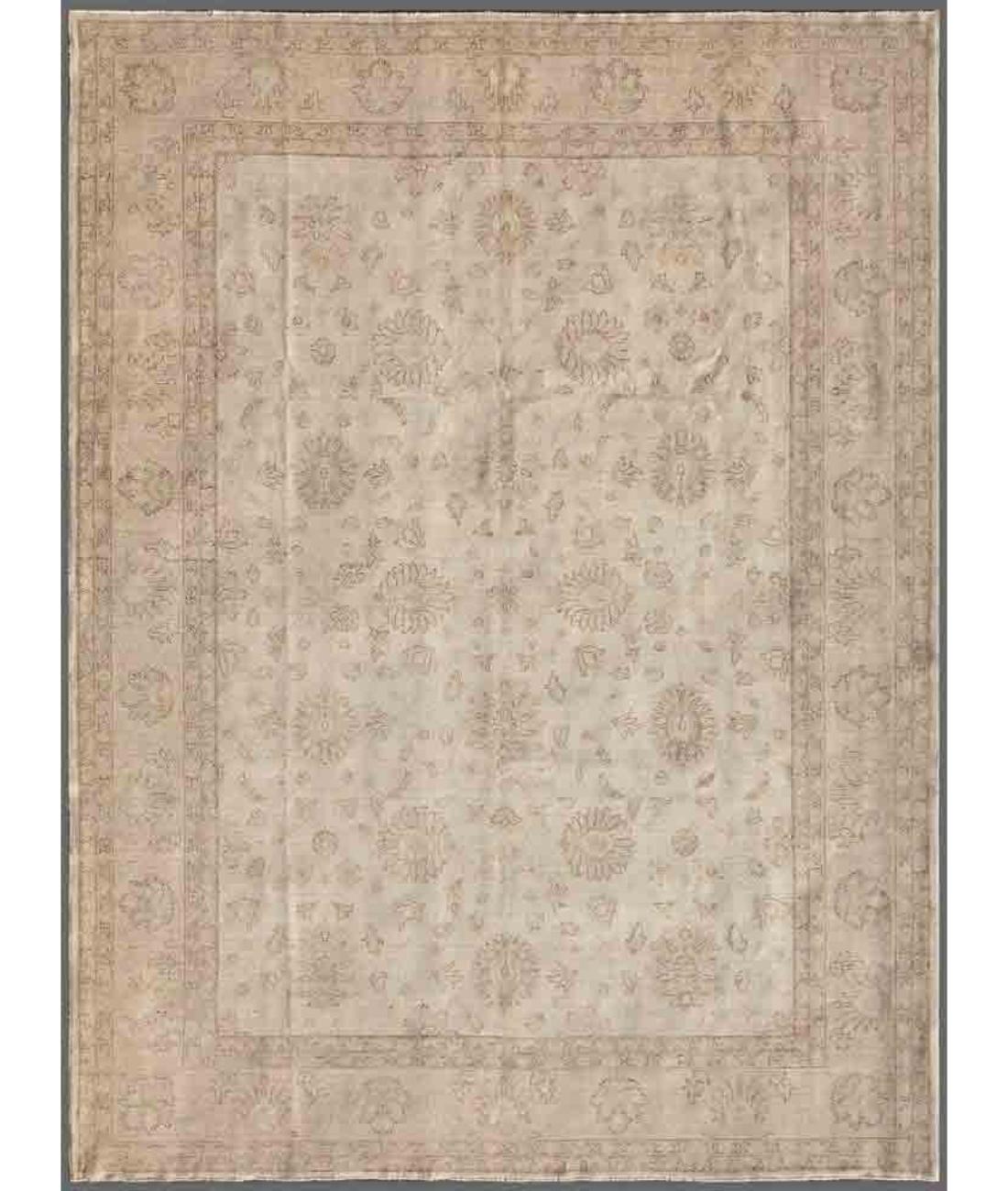 Hand Knotted Serenity Wool Rug - 10'0'' x 13'3'' 10' 0" X 13' 3" ( 305 X 404 ) / Ivory / Gold