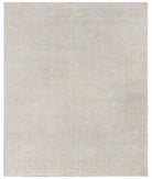 Hand Knotted Khotan Wool Rug - 8'1'' x 9'10'' 8' 1" X 9' 10" ( 246 X 300 ) / Ivory / Ivory