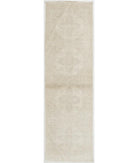 Hand Knotted Serenity Wool Rug - 1'10'' x 6'4'' 1' 10" X 6' 4" ( 56 X 193 ) / Ivory / Ivory