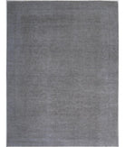 Hand Knotted Overdye Wool Rug - 13'0'' x 17'6'' 13' 0" X 17' 6" ( 396 X 533 ) / Grey / N/A