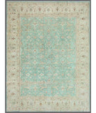 Hand Knotted Serenity Wool Rug - 8'8'' x 11'5'' 8' 8" X 11' 5" ( 264 X 348 ) / Brown / Ivory