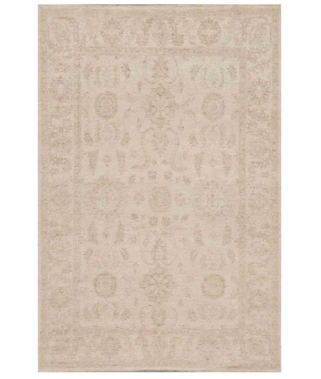 Hand Knotted Serenity Wool Rug - 5'5'' x 8'1'' 5' 5" X 8' 1" ( 165 X 246 ) / Beige / Taupe
