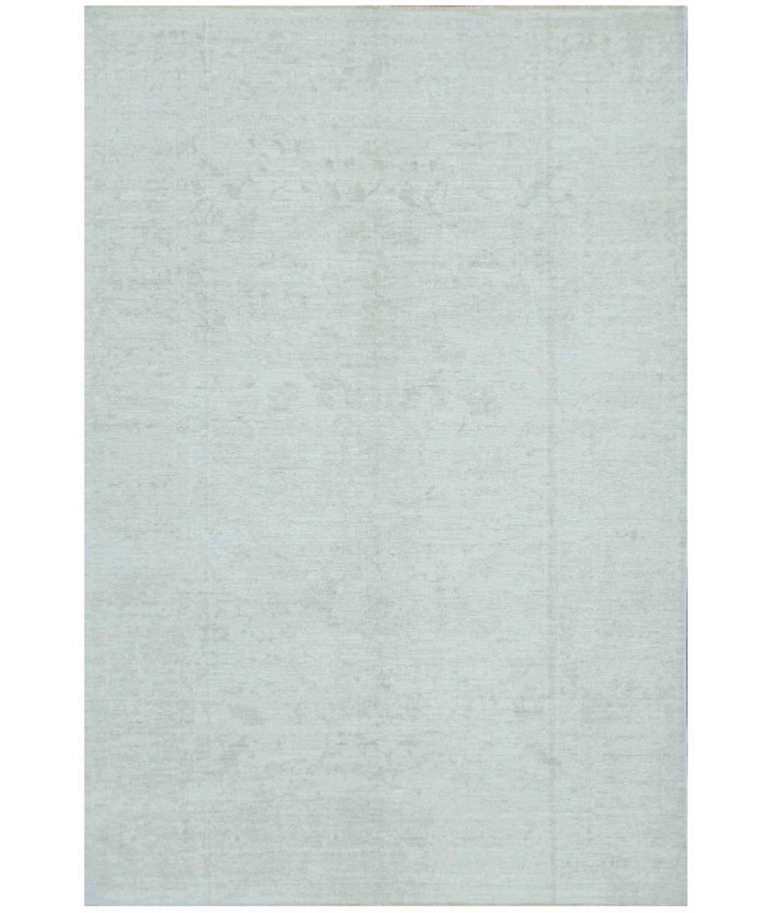 Hand Knotted Serenity Wool Rug - 6'0'' x 8'9'' 6' 0" X 8' 9" ( 183 X 267 ) / Taupe / Ivory