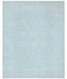Hand Knotted Fine Serenity Wool Rug - 8'0'' x 9'11'' 8' 0" X 9' 11" ( 244 X 302 ) / Blue / Ivory