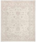 Hand Knotted Serenity Wool Rug - 8'0'' x 9'4'' 8' 0" X 9' 4" ( 244 X 284 ) / Ivory / Ivory