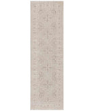 Hand Knotted Fine Serenity Wool Rug - 3'0'' x 10'0'' 3' 0" X 10' 0" ( 91 X 305 ) / Teal / Ivory