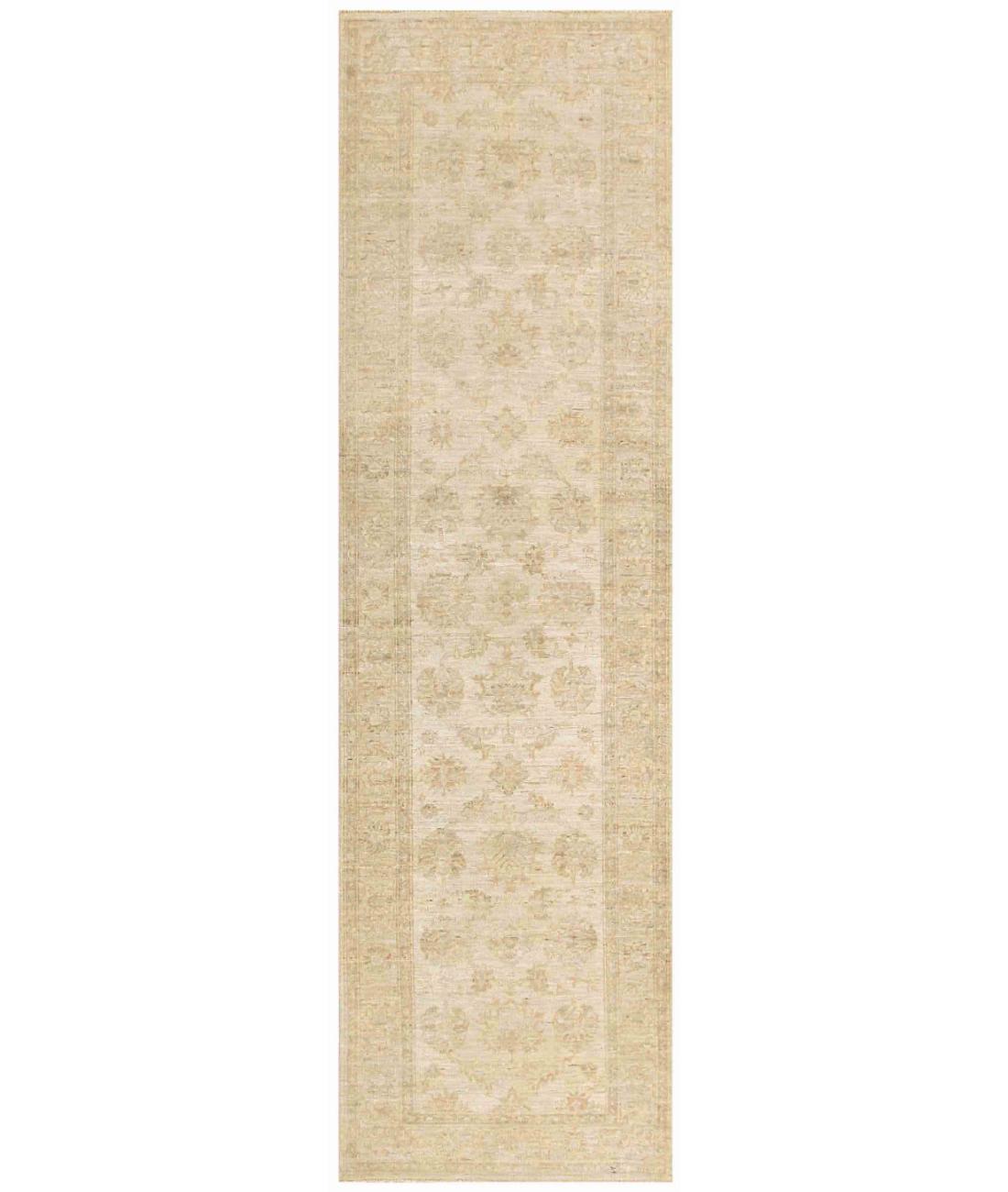 Hand Knotted Serenity Wool Rug - 2'7'' x 9'2'' 2' 7" X 9' 2" ( 79 X 279 ) / Ivory / N/A
