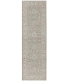 Hand Knotted Serenity Wool Rug - 2'7'' x 8'3'' 2' 7" X 8' 3" ( 79 X 251 ) / Green / Ivory
