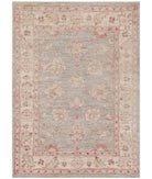 Hand Knotted Serenity Wool Rug - 2'9'' x 3'9'' 2' 9" X 3' 9" ( 84 X 114 ) / Grey / Ivory