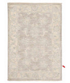 Hand Knotted Serenity Wool Rug - 2'2'' x 3'1'' 2' 2" X 3' 1" ( 66 X 94 ) / Green / Ivory