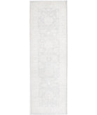 Hand Knotted Ziegler Farhan Wool Rug - 2'8'' x 8'6'' 2' 8" X 8' 6" ( 81 X 259 ) / Blue / Ivory