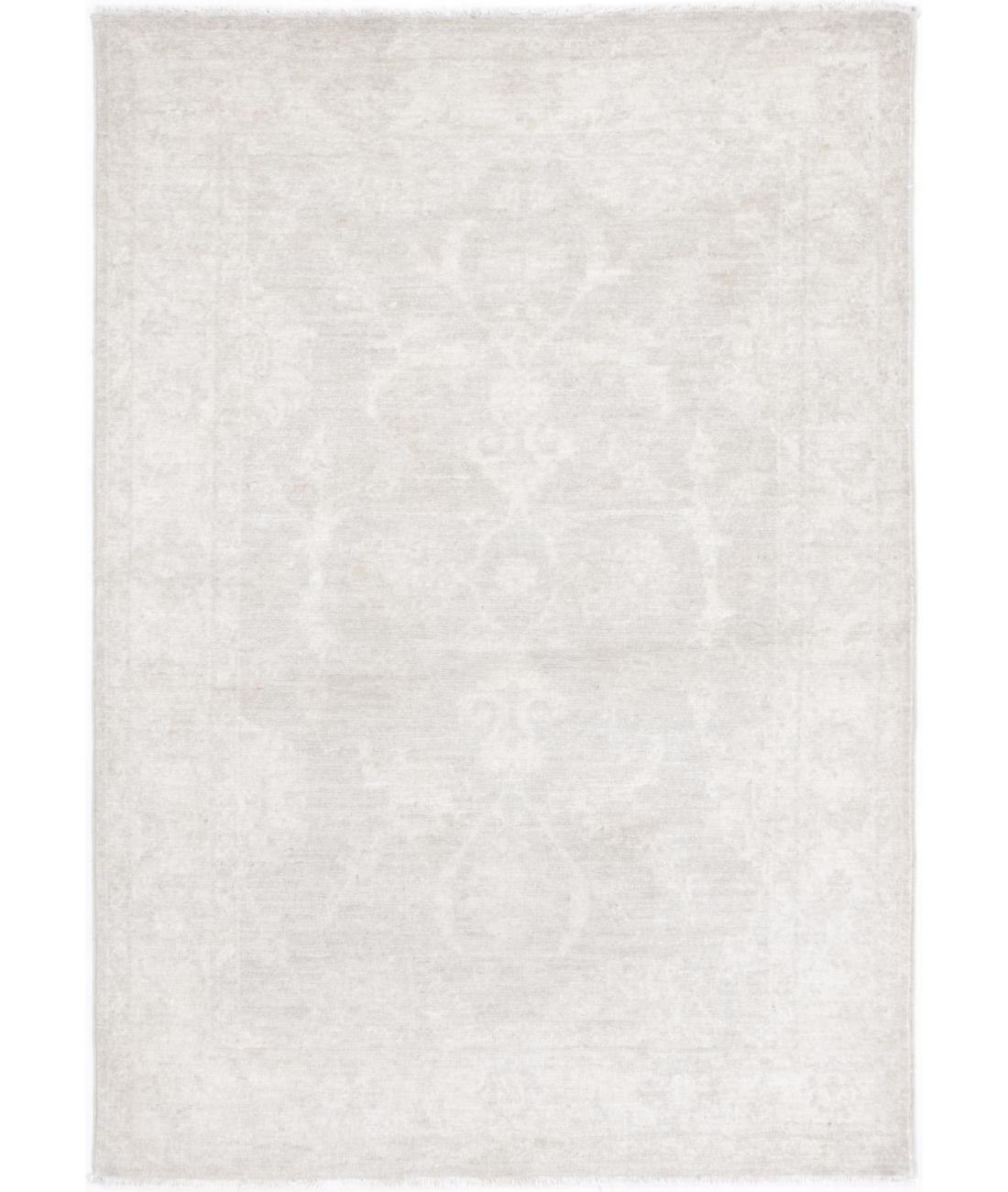 Hand Knotted Serenity Wool Rug - 2'8'' x 3'10'' 2' 8" X 3' 10" ( 81 X 117 ) / Ivory / Ivory
