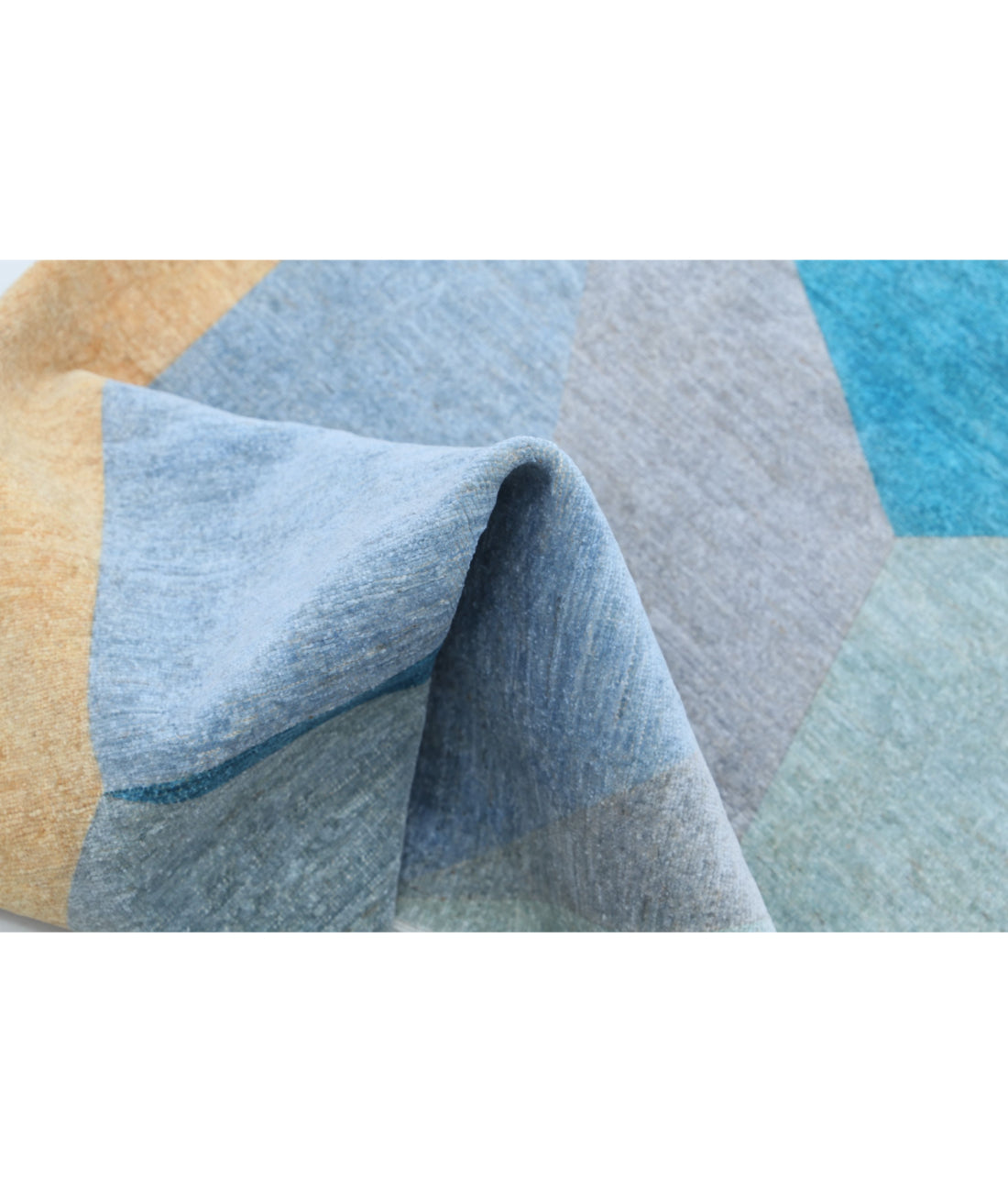 Overdye 2'10'' X 4'3'' Hand-Knotted Wool Rug 2'10'' x 4'3'' (85 X 128) / Blue / N/A