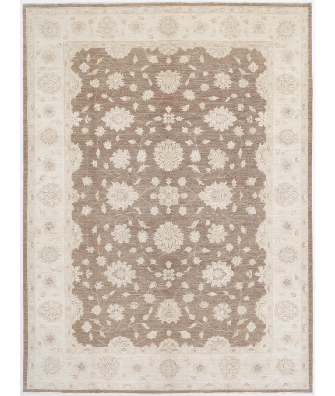 Hand Knotted Serenity Wool Rug - 8'2'' x 11'2'' 8' 2" X 11' 2" ( 249 X 340 ) / Taupe / Ivory