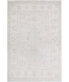 Hand Knotted Serenity Wool Rug - 4'0'' x 6'0'' 4' 0" X 6' 0" ( 122 X 183 ) / Teal / Ivory