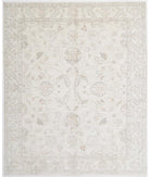 Hand Knotted Serenity Wool Rug - 7'10'' x 9'8'' 7' 10" X 9' 8" ( 239 X 295 ) / Ivory / Ivory