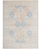 Hand Knotted Serenity Wool Rug - 9'10'' x 13'6'' 9' 10" X 13' 6" ( 300 X 411 ) / Multi / Peach