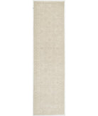 Hand Knotted Fine Serenity Wool Rug - 2'11'' x 11'3'' 2' 11" X 11' 3" ( 89 X 343 ) / Teal / Ivory
