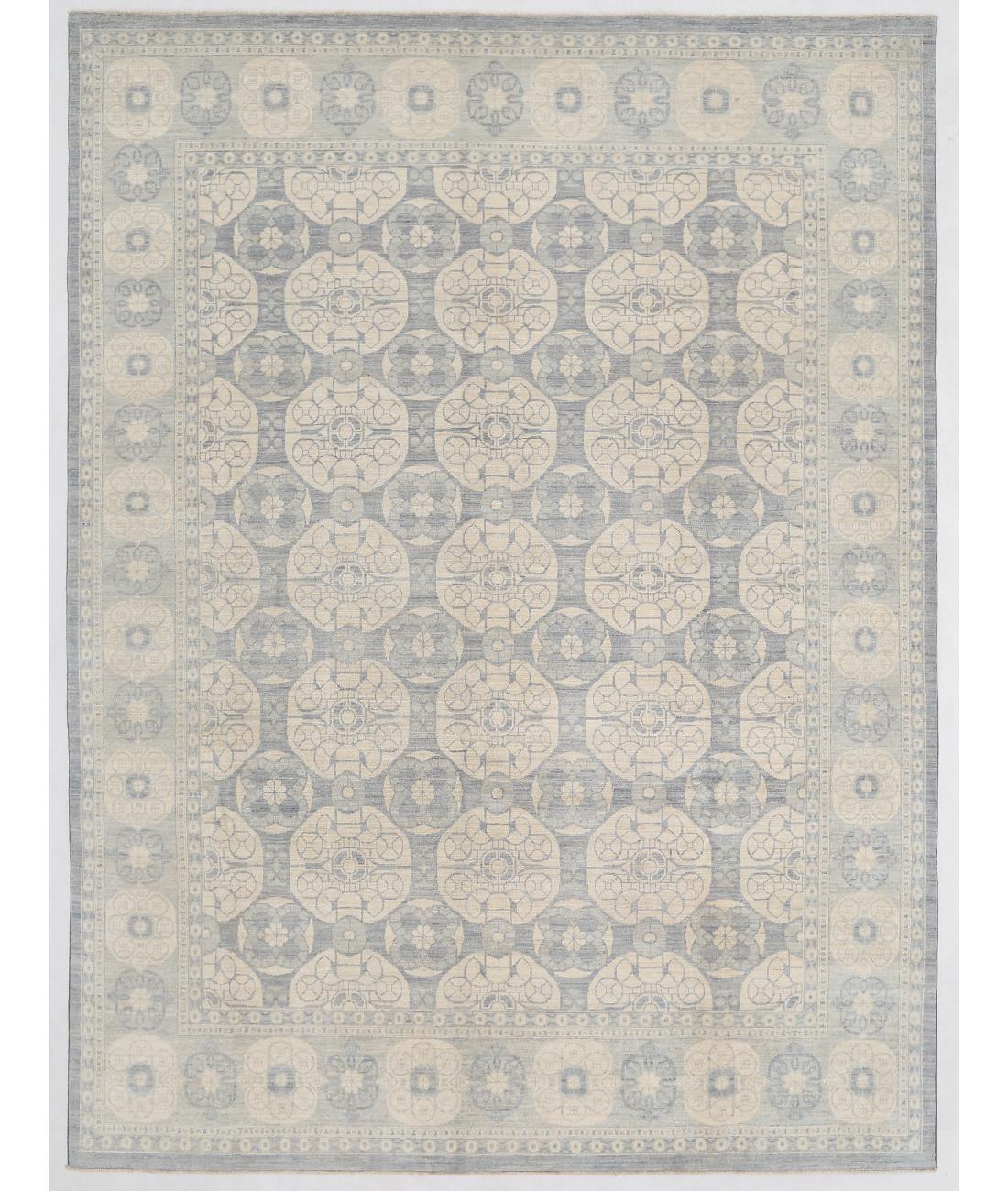 Hand Knotted Serenity Wool Rug - 9'0'' x 12'0'' 9' 0" X 12' 0" ( 274 X 366 ) / Brown / N/A