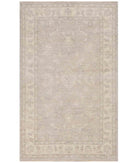 Hand Knotted Serenity Wool Rug - 4'1'' x 6'7'' 4' 1" X 6' 7" ( 124 X 201 ) / Grey / Ivory