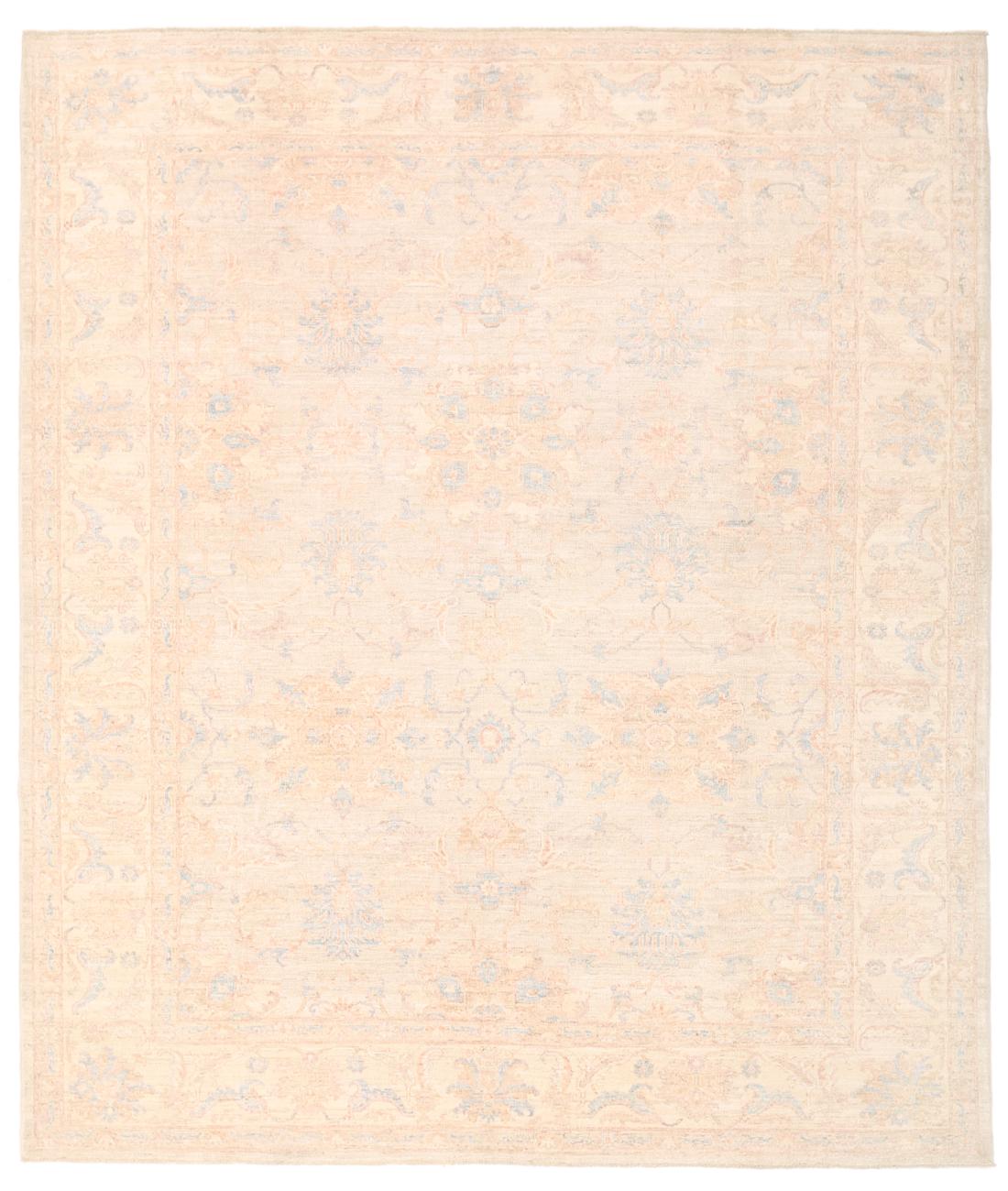 Hand Knotted Serenity Wool Rug - 8'3'' x 9'10'' 8' 3" X 9' 10" ( 251 X 300 ) / Brown / Ivory