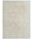 Hand Knotted Fine Serenity Wool Rug - 8'10'' x 12'2'' 8' 10" X 12' 2" ( 269 X 371 ) / Brown / Ivory