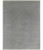 Hand Knotted Overdye Wool Rug - 8'8'' x 11'8'' 8' 8" X 11' 8" ( 264 X 356 ) / Grey / Grey