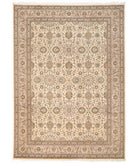 Hand Knotted Heritage Pak Persian Wool Rug - 10'0'' x 14'4'' 10' 0" X 14' 4" ( 305 X 437 ) / Ivory / Taupe