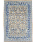 Ziegler 9'6'' X 14'2'' Hand-Knotted Wool Rug 9'6'' x 14'2'' (285 X 425) / Taupe / Blue