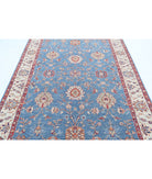 Ziegler 6'0'' X 8'3'' Hand-Knotted Wool Rug 6'0'' x 8'3'' (180 X 248) / Blue / Ivory
