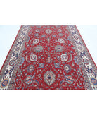 Ziegler 6'3'' X 9'9'' Hand-Knotted Wool Rug 6'3'' x 9'9'' (188 X 293) / Red / Ivory