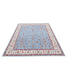 Ziegler 5'9'' X 7'9'' Hand-Knotted Wool Rug 5'9'' x 7'9'' (173 X 233) / Blue / Ivory