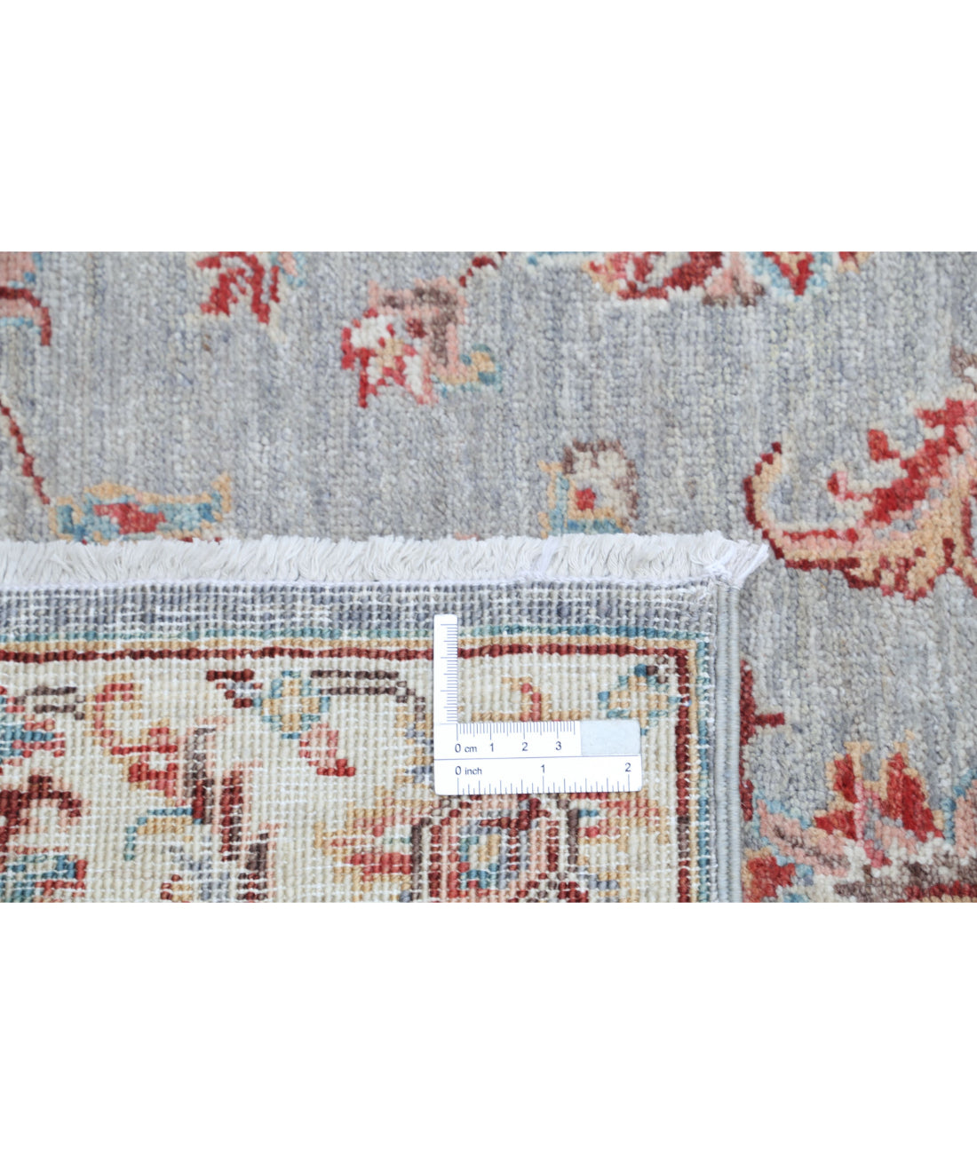 Ziegler 2'8'' X 9'8'' Hand-Knotted Wool Rug 2'8'' x 9'8'' (80 X 290) / Grey / Ivory