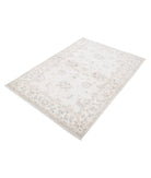 Serenity 3'10'' X 5'9'' Hand-Knotted Wool Rug 3'10'' x 5'9'' (115 X 173) / Grey / Ivory