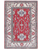 Ziegler 3'2'' X 4'8'' Hand-Knotted Wool Rug 3'2'' x 4'8'' (95 X 140) / Red / Ivory