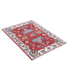 Ziegler 2'9'' X 3'10'' Hand-Knotted Wool Rug 2'9'' x 3'10'' (83 X 115) / Red / Ivory