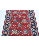 Ziegler 2'9'' X 4'0'' Hand-Knotted Wool Rug 2'9'' x 4'0'' (83 X 120) / Red / Blue