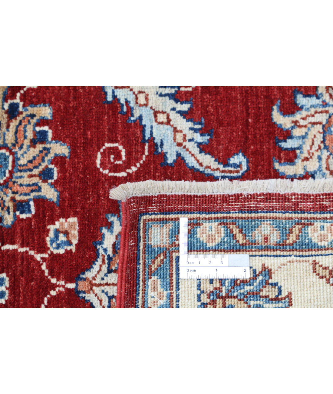 Ziegler 2'9'' X 4'0'' Hand-Knotted Wool Rug 2'9'' x 4'0'' (83 X 120) / Red / Ivory