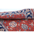 Ziegler 2'8'' X 4'3'' Hand-Knotted Wool Rug 2'8'' x 4'3'' (80 X 128) / Rust / Blue
