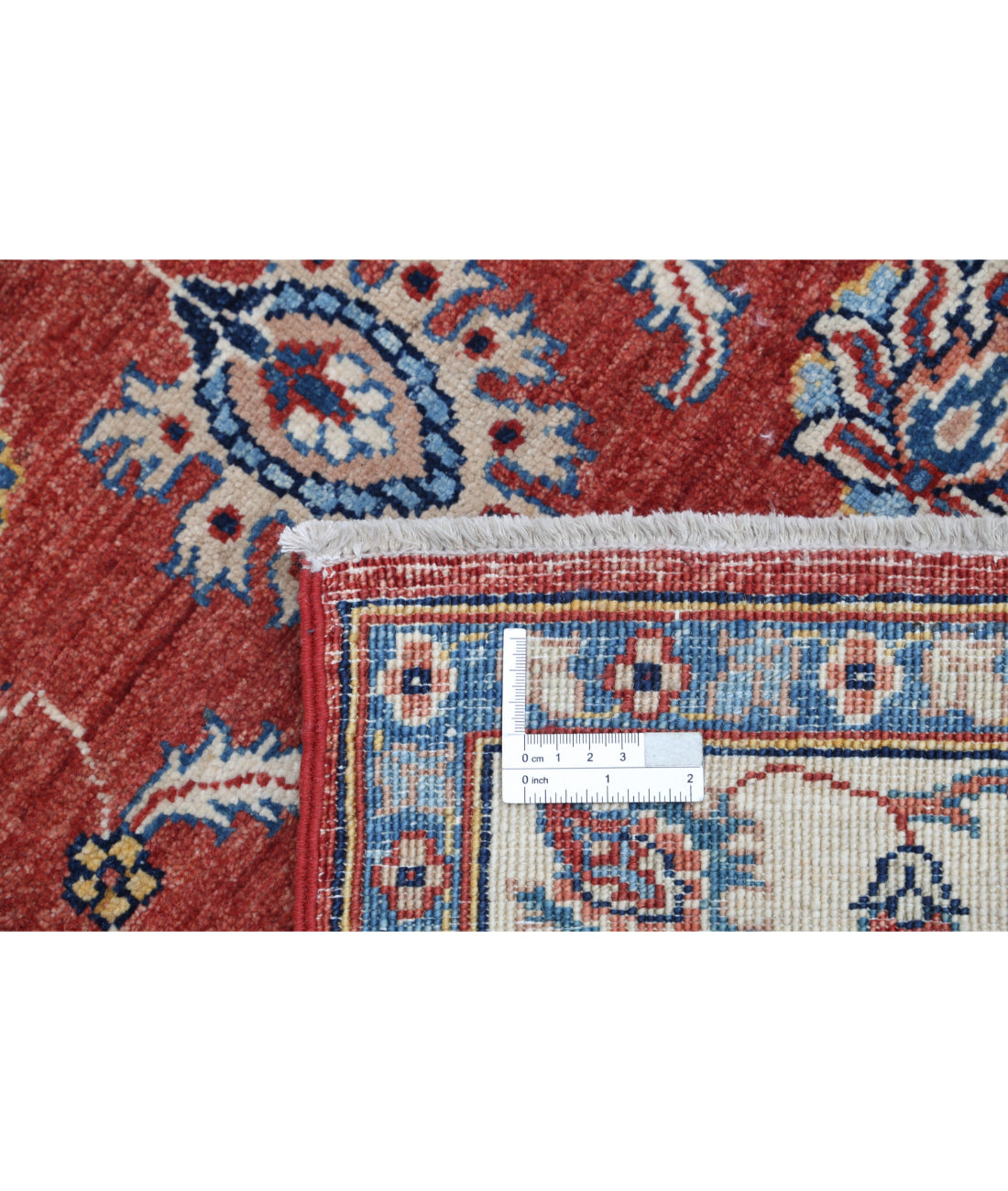 Ziegler 2'7'' X 4'1'' Hand-Knotted Wool Rug 2'7'' x 4'1'' (78 X 123) / Red / Ivory