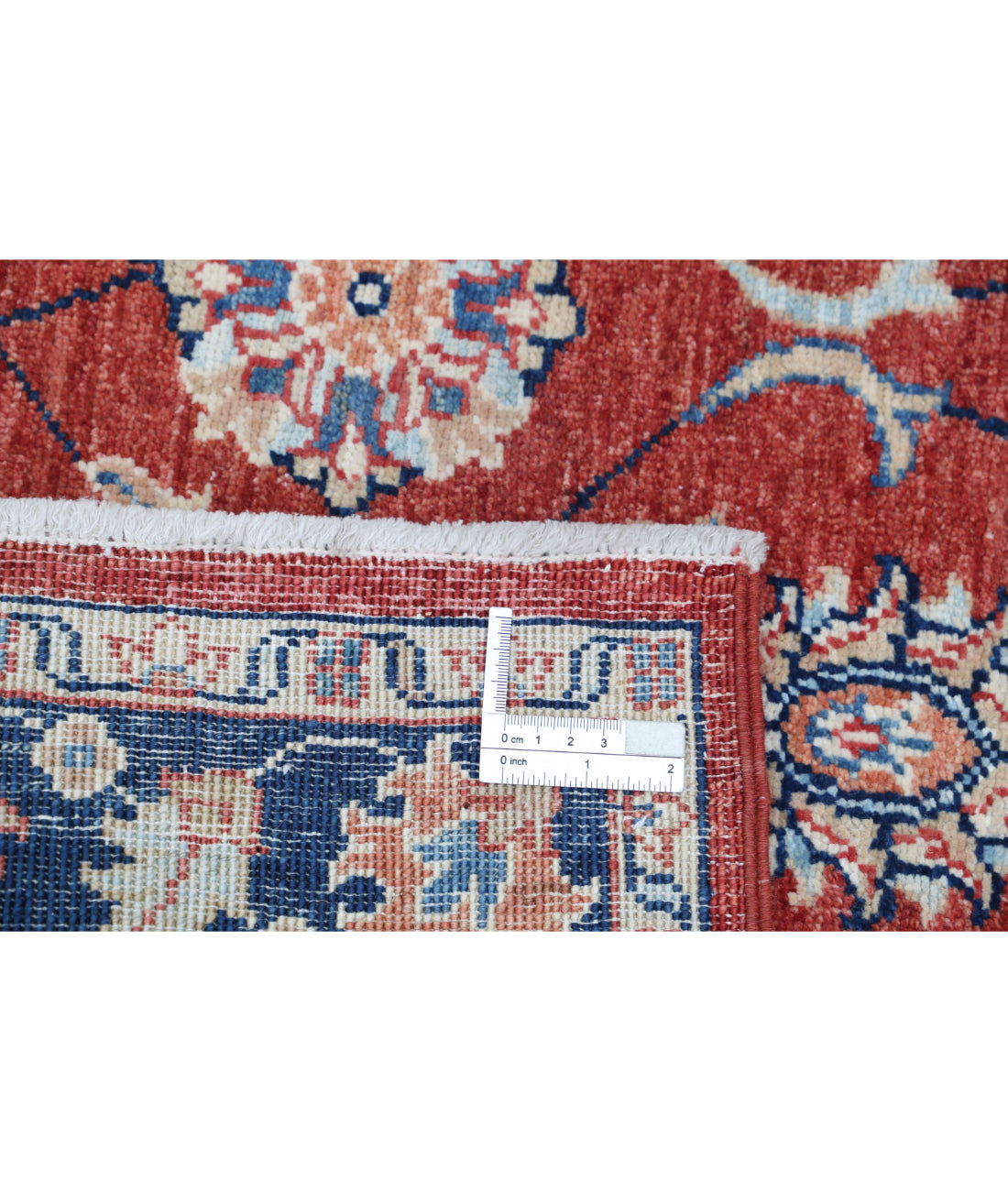Ziegler 2'9'' X 4'2'' Hand-Knotted Wool Rug 2'9'' x 4'2'' (83 X 125) / Red / Blue