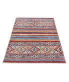 Khurjeen 3'4'' X 4'9'' Hand-Knotted Wool Rug 3'4'' x 4'9'' (100 X 143) / Multi / Multi