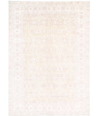 Serenity 6'3'' X 8'9'' Hand-Knotted Wool Rug 6'3'' x 8'9'' (188 X 263) / Ivory / Gold