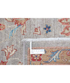 Ziegler 6'6'' X 9'5'' Hand-Knotted Wool Rug 6'6'' x 9'5'' (195 X 283) / Grey / Ivory