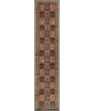 Hand Knotted Heritage Bakhtiari Wool Rug - 2'7'' x 12'7'' 2' 7" X 12' 7" ( 79 X 384 ) / Ivory / N/A