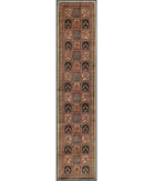 Hand Knotted Heritage Bakhtiari Wool Rug - 2'7'' x 12'7'' 2' 7" X 12' 7" ( 79 X 384 ) / Ivory / N/A