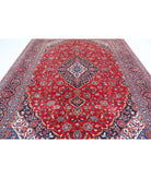 Kashan 9'5'' X 12'8'' Hand-Knotted Wool Rug 9'5'' x 12'8'' (283 X 380) / Red / Blue