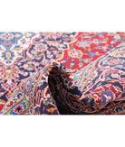 Kashan 9'5'' X 12'8'' Hand-Knotted Wool Rug 9'5'' x 12'8'' (283 X 380) / Red / Blue