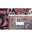 Kashan 9'5'' X 12'8'' Hand-Knotted Wool Rug 9'5'' x 12'8'' (283 X 380) / Red / Blue